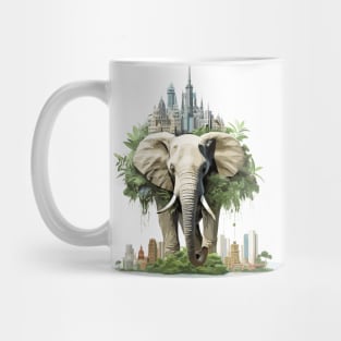 Majestic Elephant Animal Beauty Nature Wildlife Discovery Mug